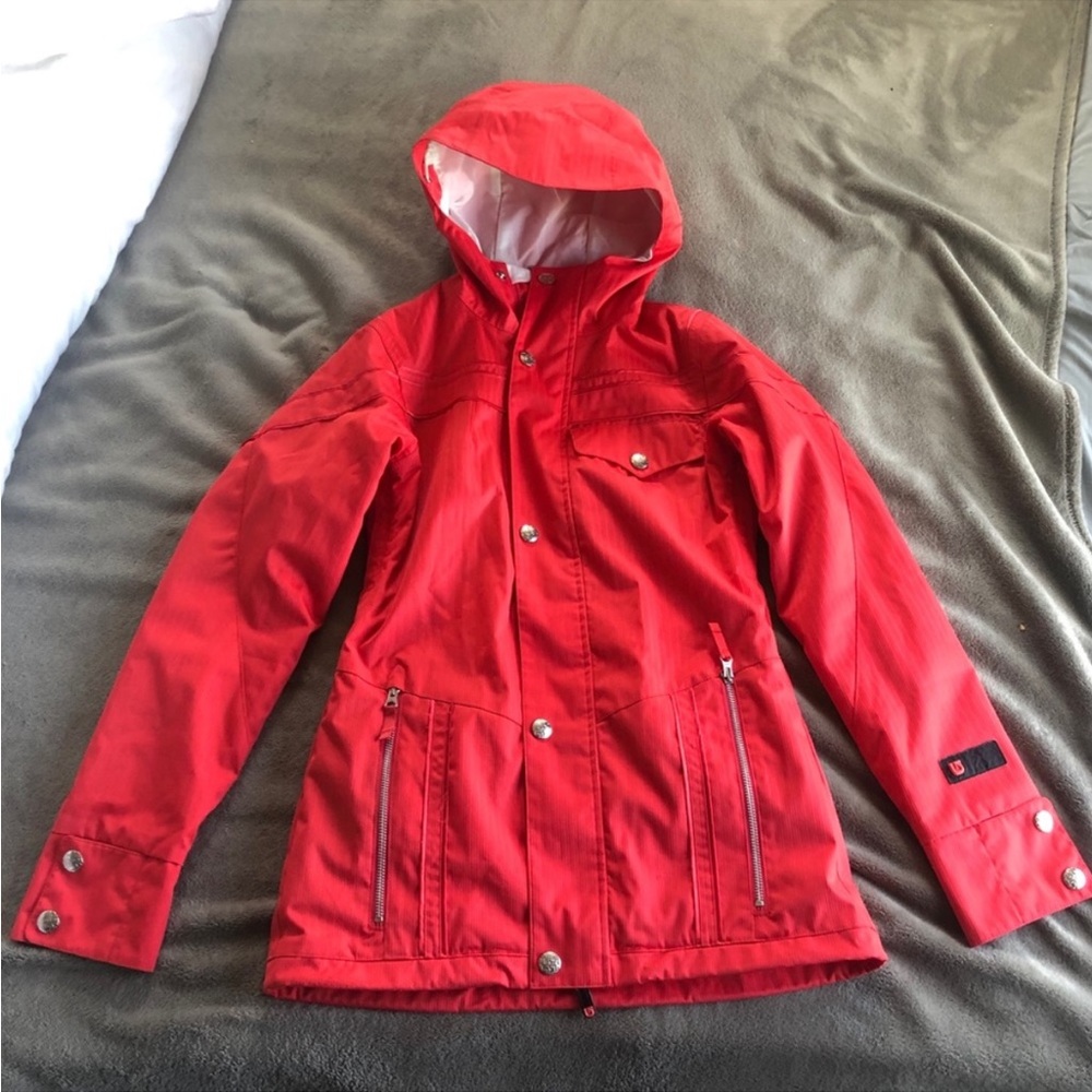 Red Burton Dry Ride Snow Jacket - Picture 9 of 9